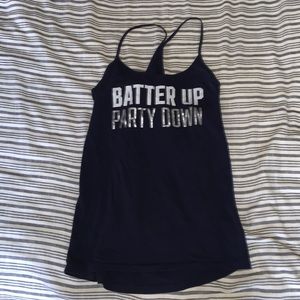 Victoria’s secret PINK Yankees navy strappy tank top